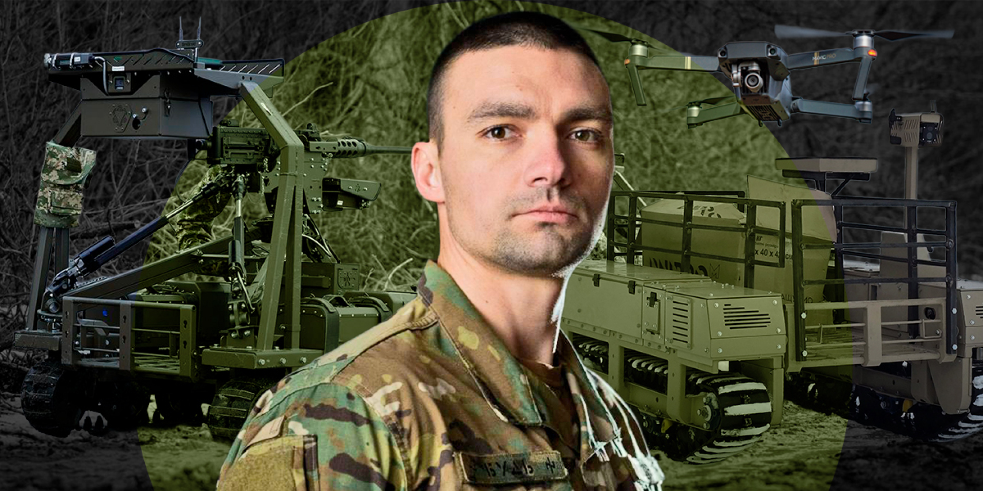 The commander of the unmanned systems battalion of the 12th Azov Brigade of Ukraine’s National Guard, known by the callsign Bud, believes robots will soon become a key force on the battlefield in the Pokrovsk sector. (Photo: NV)