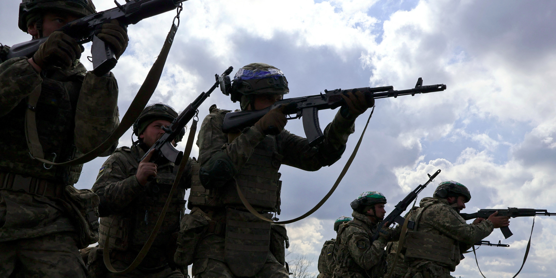 Навчання українських військових у&nbsp;Запорізькій області, 8 квітня 2026 року (Фото: Andriy Andriyenko/Press Service of&nbsp;the 65th Separate Mechanized Brigade/Handout via REUTERS)