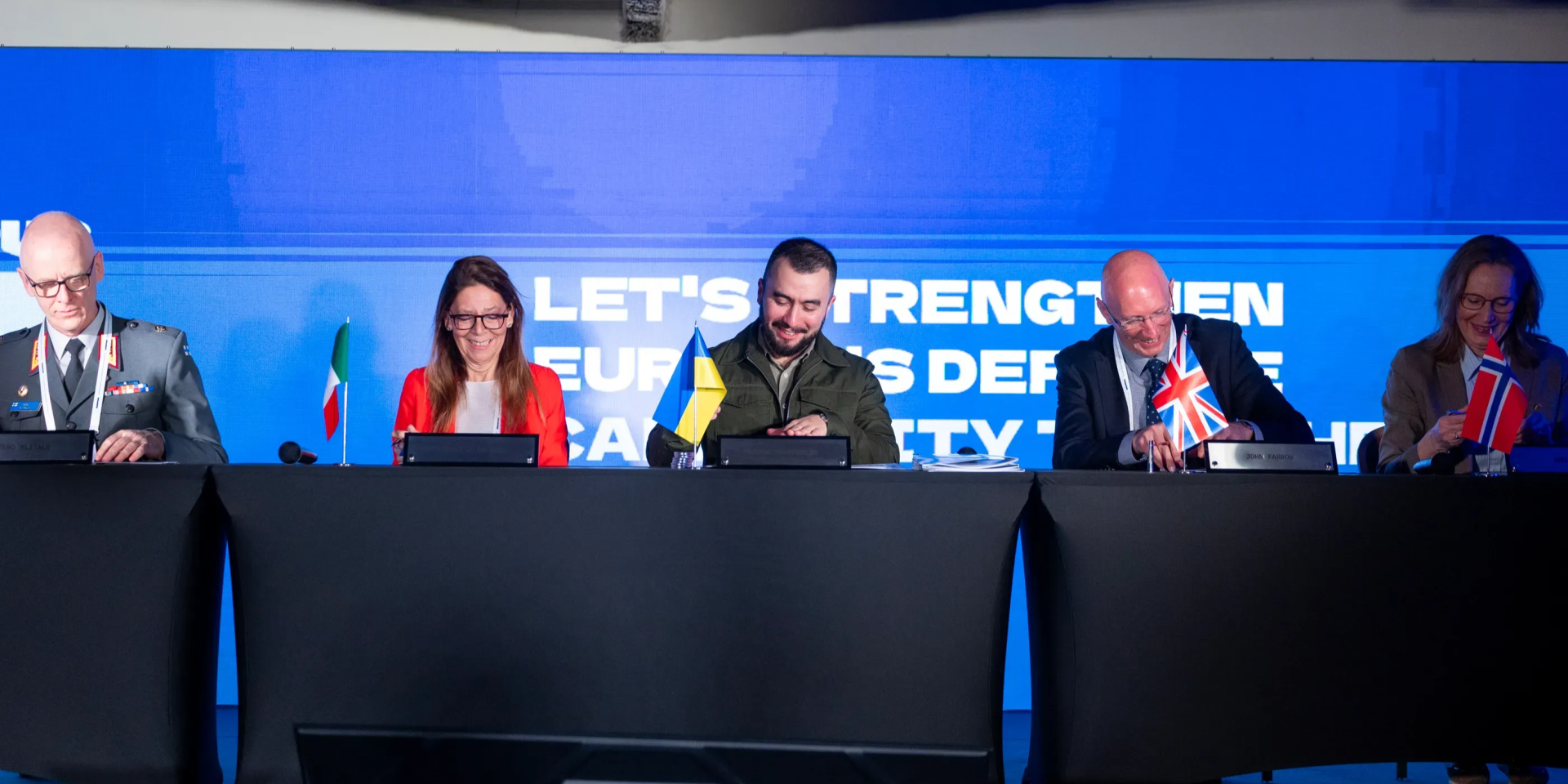 Україна та&nbsp;партнери підписали меморандум про створення коаліції у&nbsp;сфері оборонного забезпечення (CORPUS) (Фото: Міністерство оборони України)