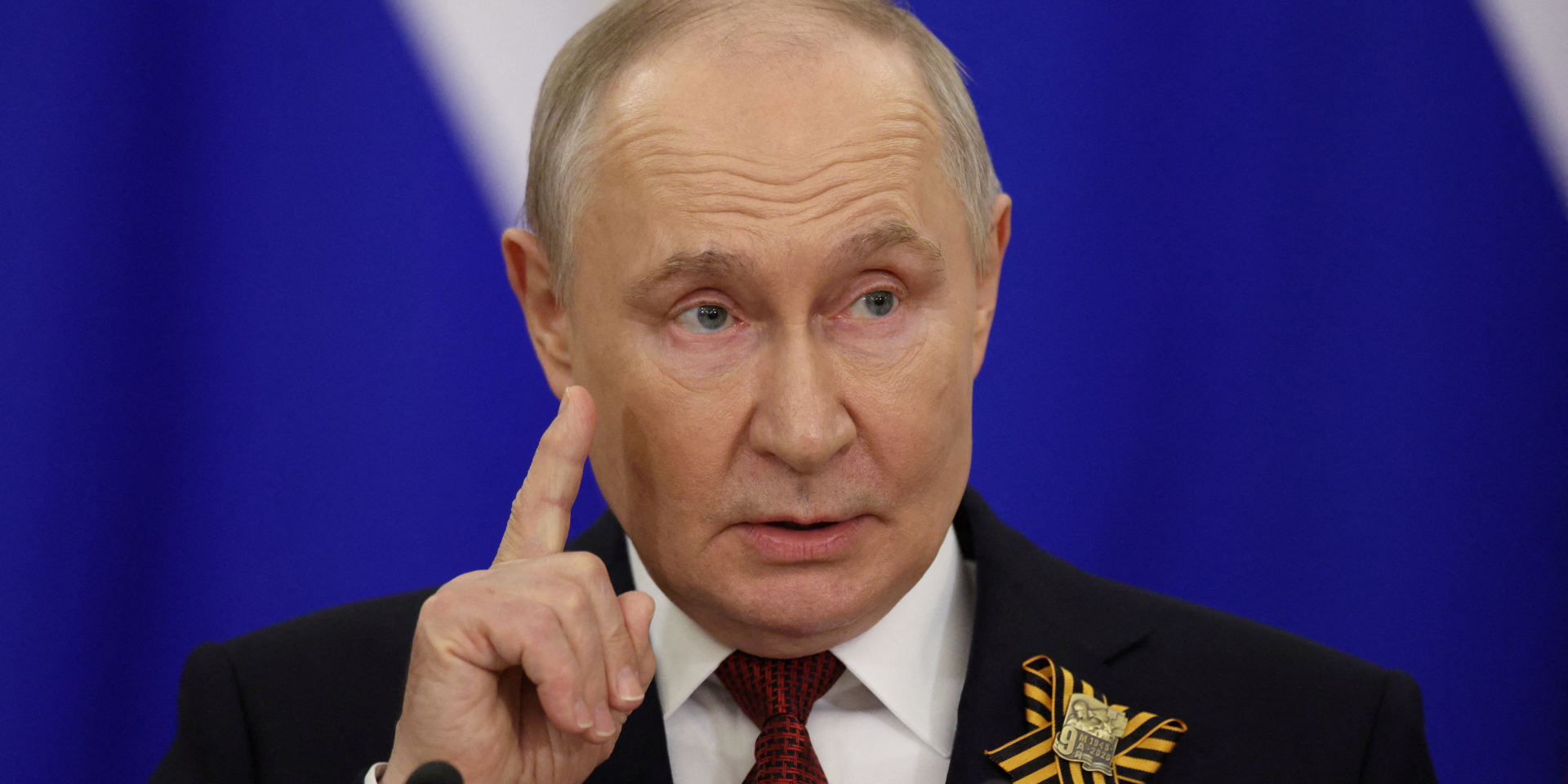 Russian dictator Vladimir Putin speaks during a news conference in Moscow, Russia, on May 9, 2026. (Photo: REUTERS/Ramil Sitdikov/Pool)