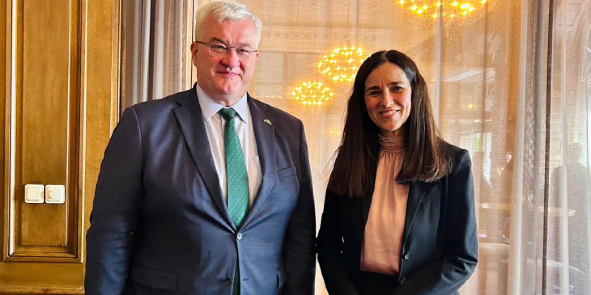 The other day, the new head of the Hungarian Foreign Ministry, Anita Orbán, met for the first time with her Ukrainian counterpart, Andrii Sybiha (Photo: Ministry of Foreign Affairs of Ukraine)