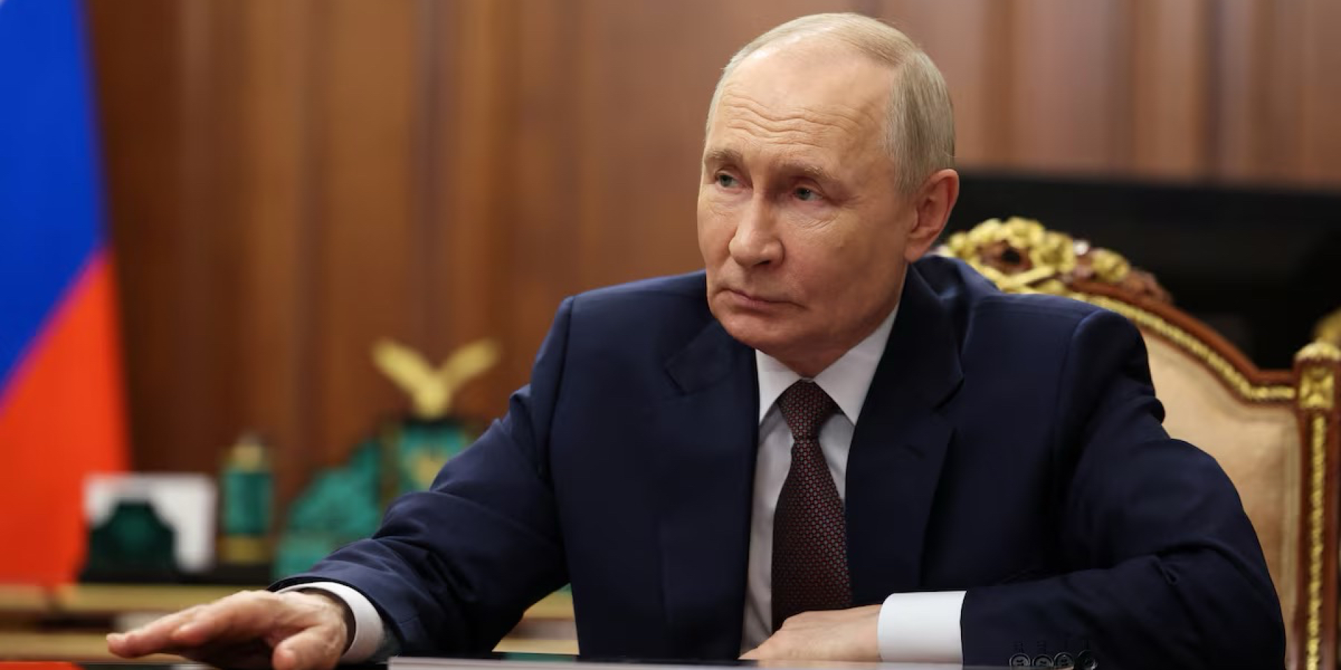 Путін дозволив використовувати армію&nbsp;РФ для «захисту» росіян за&nbsp;кордоном (Фото: Sputnik/Vyacheslav Prokofyev/Pool via REUTERS)