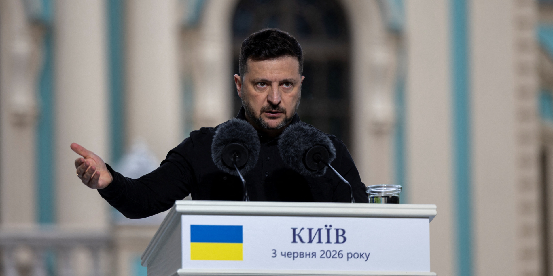 Президент України звернувся до&nbsp;Путіна із закликом провести прямі переговори для завершення війни (Фото: REUTERS/Thomas Peter)