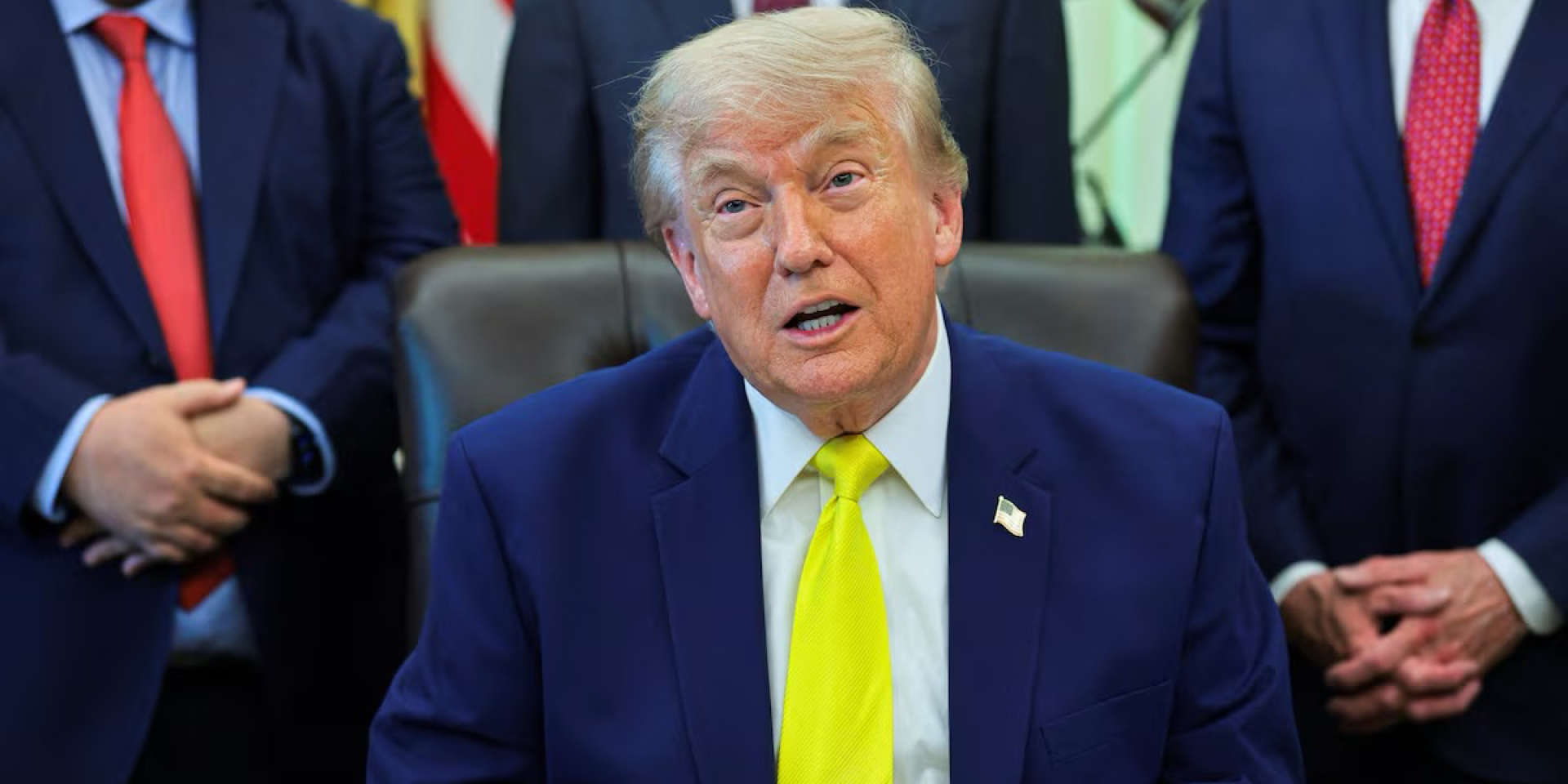 Трамп заявив, що&nbsp;Україна не&nbsp;вистояла&nbsp;б без допомоги США (Фото: REUTERS/Jonathan Ernst)