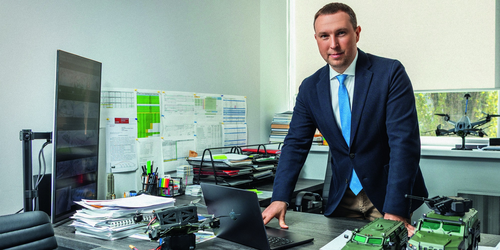 Наибольшее удовольствие Владсилаву Бельбасу приносит эффективная работа продукции Украинской бронетехники на&nbsp;фронте (Фото: Александр Медведев / NV)