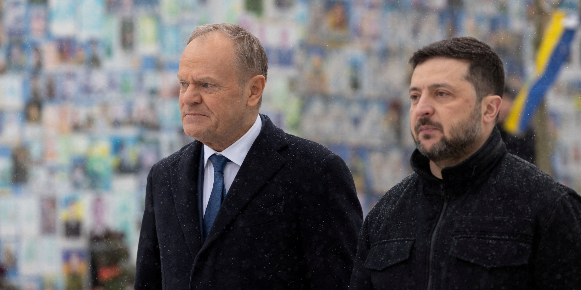 Прем'єр Польщі Дональд Туск і президент України Володимир Зеленський (Фото: Ukrainian Presidential Press Service/Handout via REUTERS)