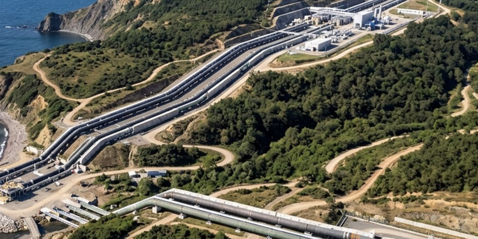 Gazprom cut gas supplies to Europe through the TurkStream pipeline in June (Photo: sondakika.com)