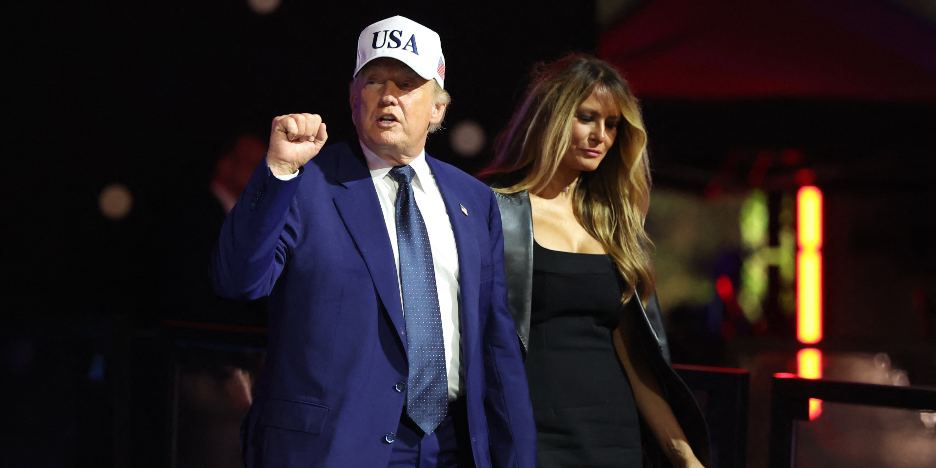 Trump received a fee for a film about Melania (Photo: Amber Searls-Imagn Images)