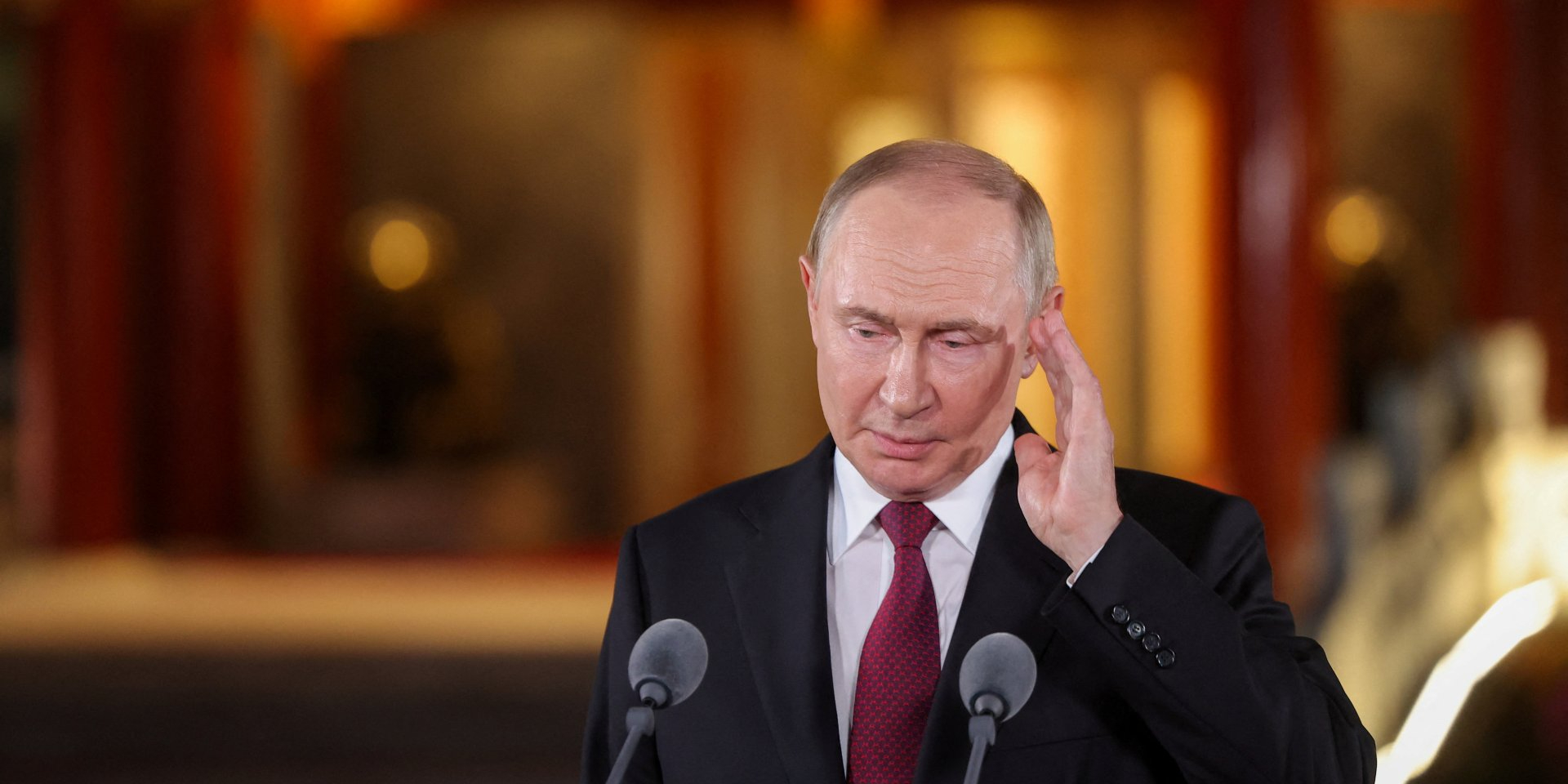Російський диктатор Володимир Путін, 3 вересня 2025 року (Фото: REUTERS/Maxim Shemetov/Pool)