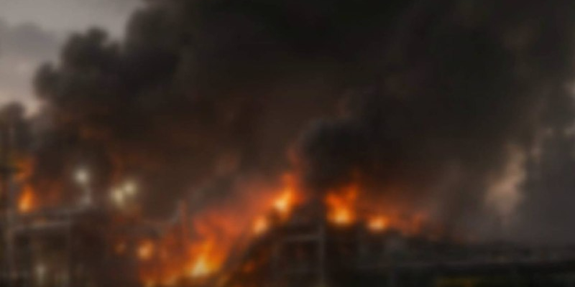 9 серпня масованого обстрілу зазнали видобувні активи Укрнафти, а&nbsp;також буровий майданчик компанії, повідомили в&nbsp;Нафтогазі (Фото: NaftogazUA via Telegram)