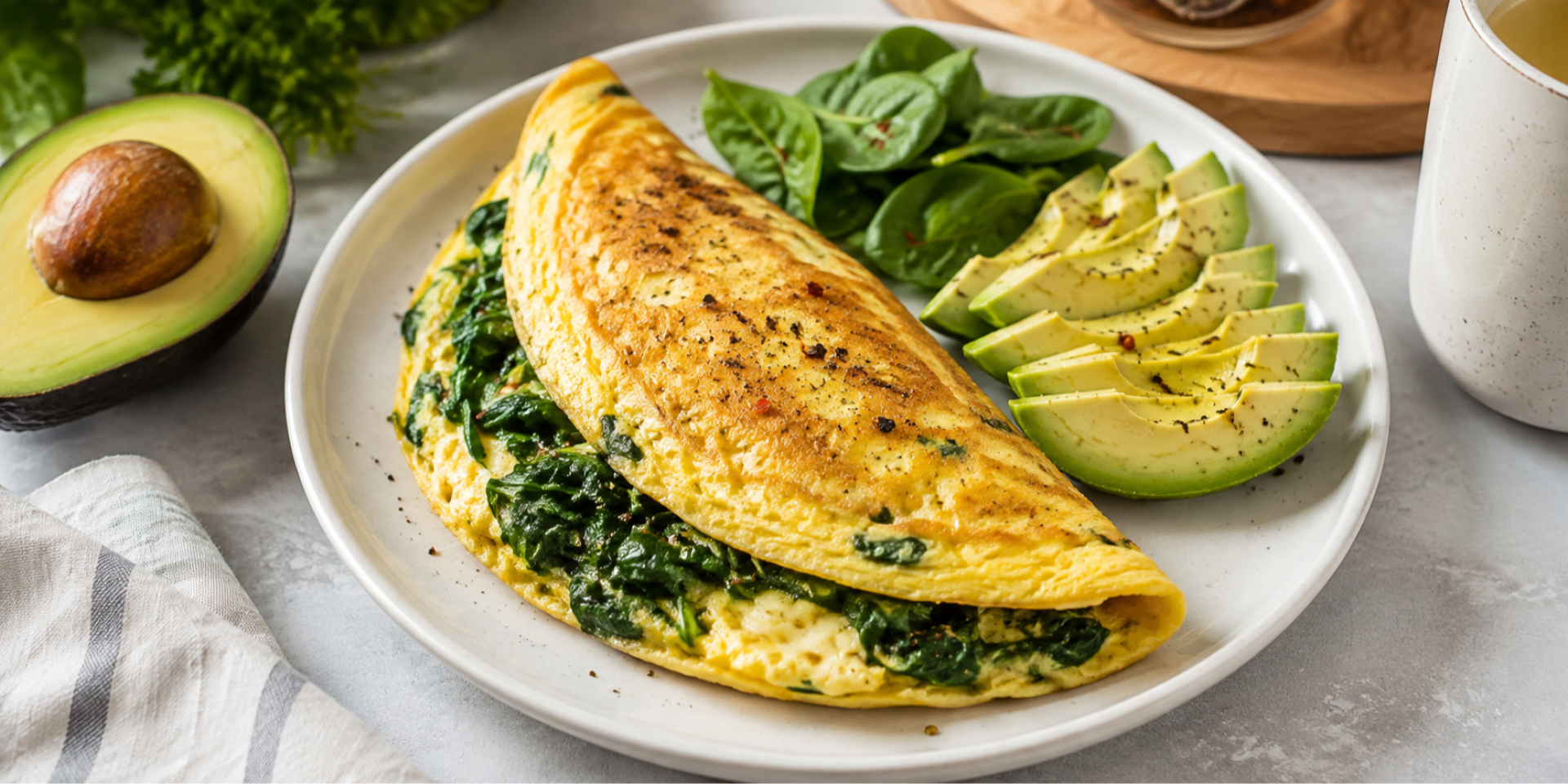 Яйця корисно поєднувати зі свіжою зеленню та&nbsp;аокадо (Фото: NV&nbsp;Food via Chat GPT All)