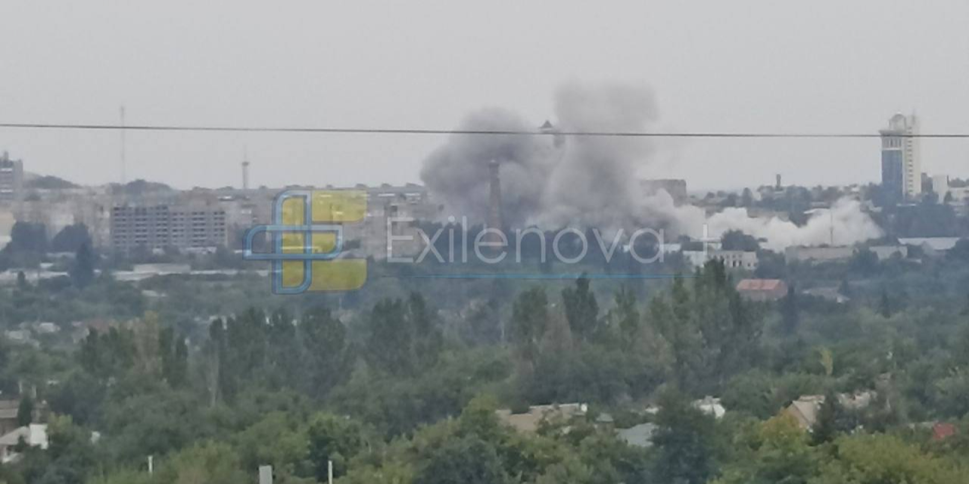 У&nbsp;Донецьку зафіксовано щонайменше 5 влучань (Фото: Exilenova+)