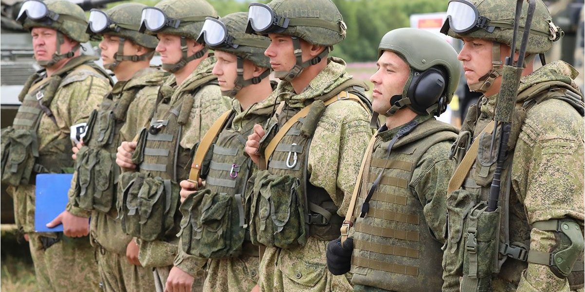Російська окупаційна армія (Фото: Міноборони&nbsp;РФ / Facebook)