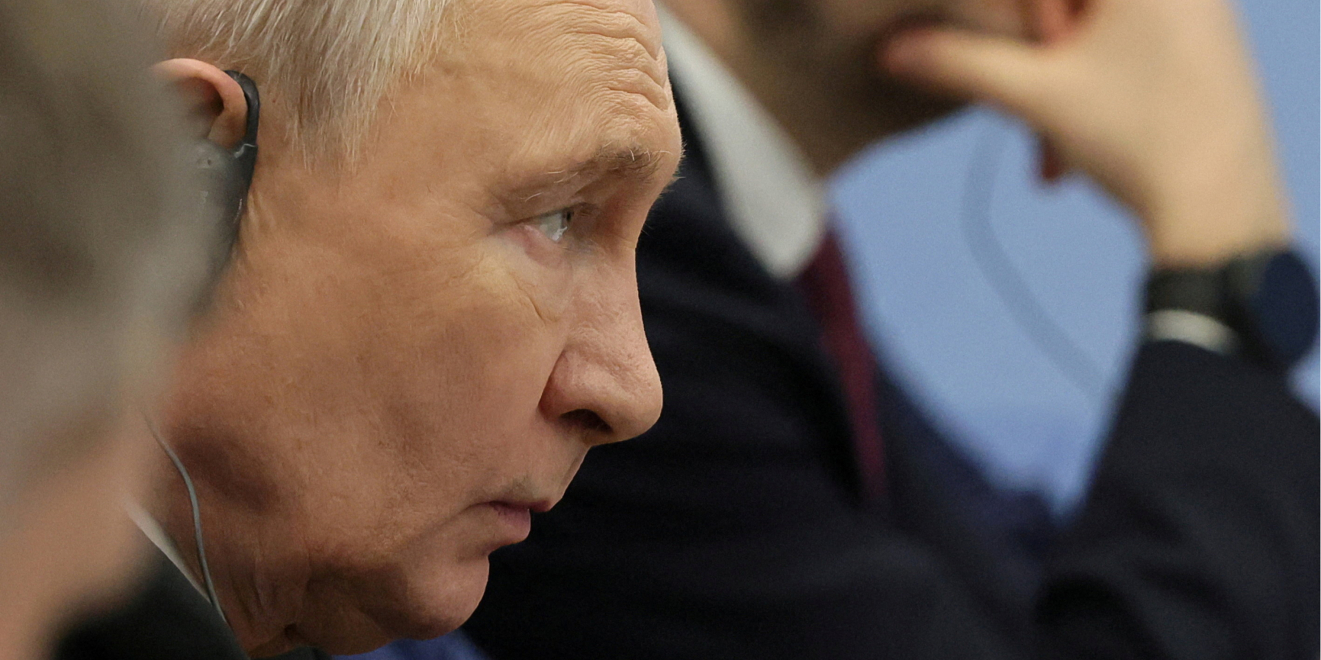 Російський диктатор Володимир Путін вважає, що&nbsp;завершення війни без захоплення бодай Донбасу наразить його на фізичну небезпеку, пише The Economist (Фото: REUTERS/Anastasia Barashkova/Pool)