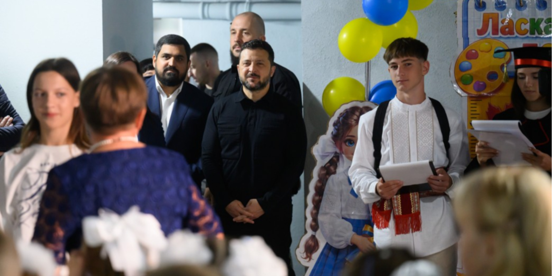 Volodymyr Zelenskyy visited a school in Kyiv Oblast (Photo: Office of the President)