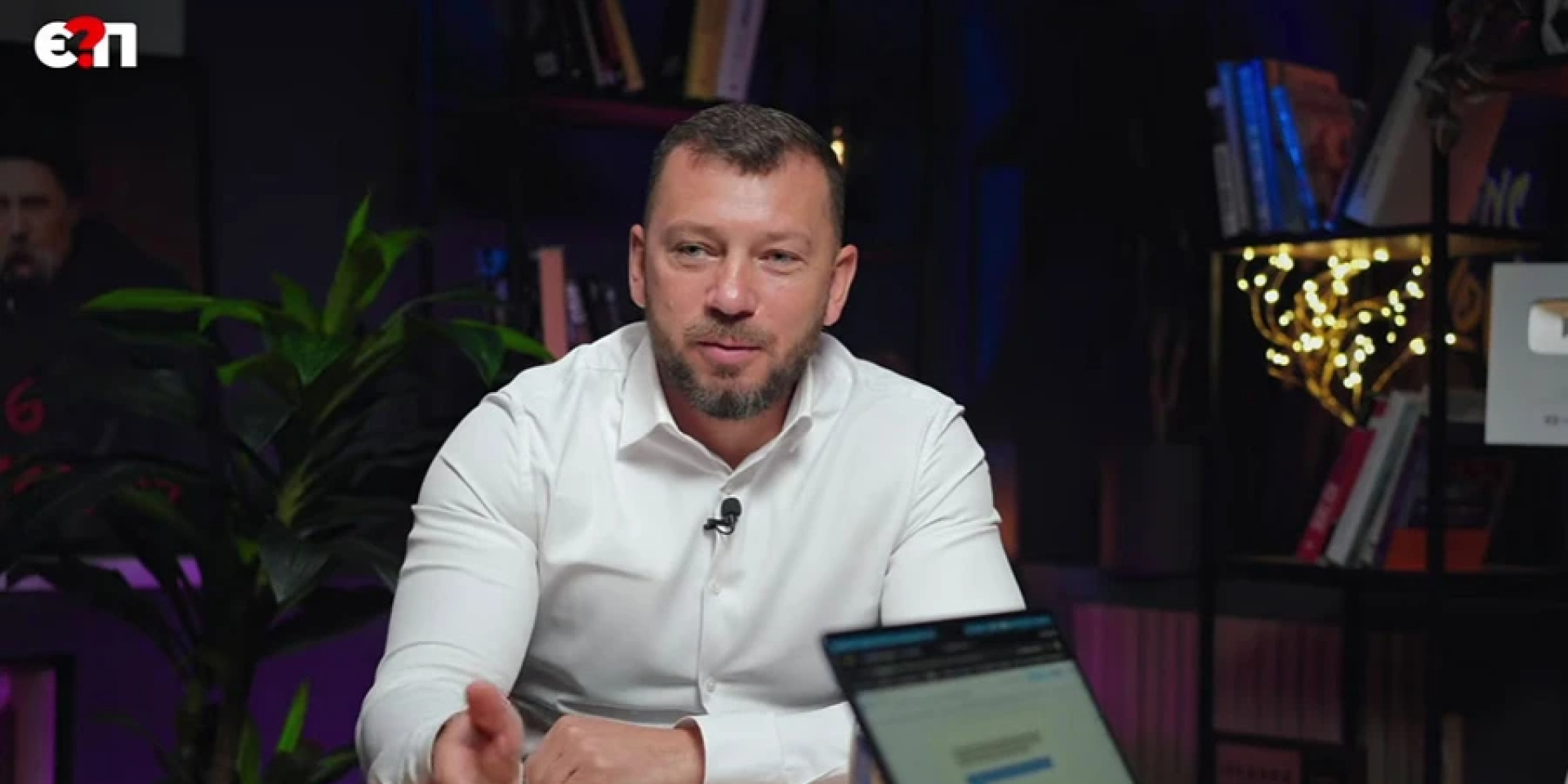 Руководитель САП Александр Клименко (Фото: Скриншот из&nbsp;видео / Є питання)
