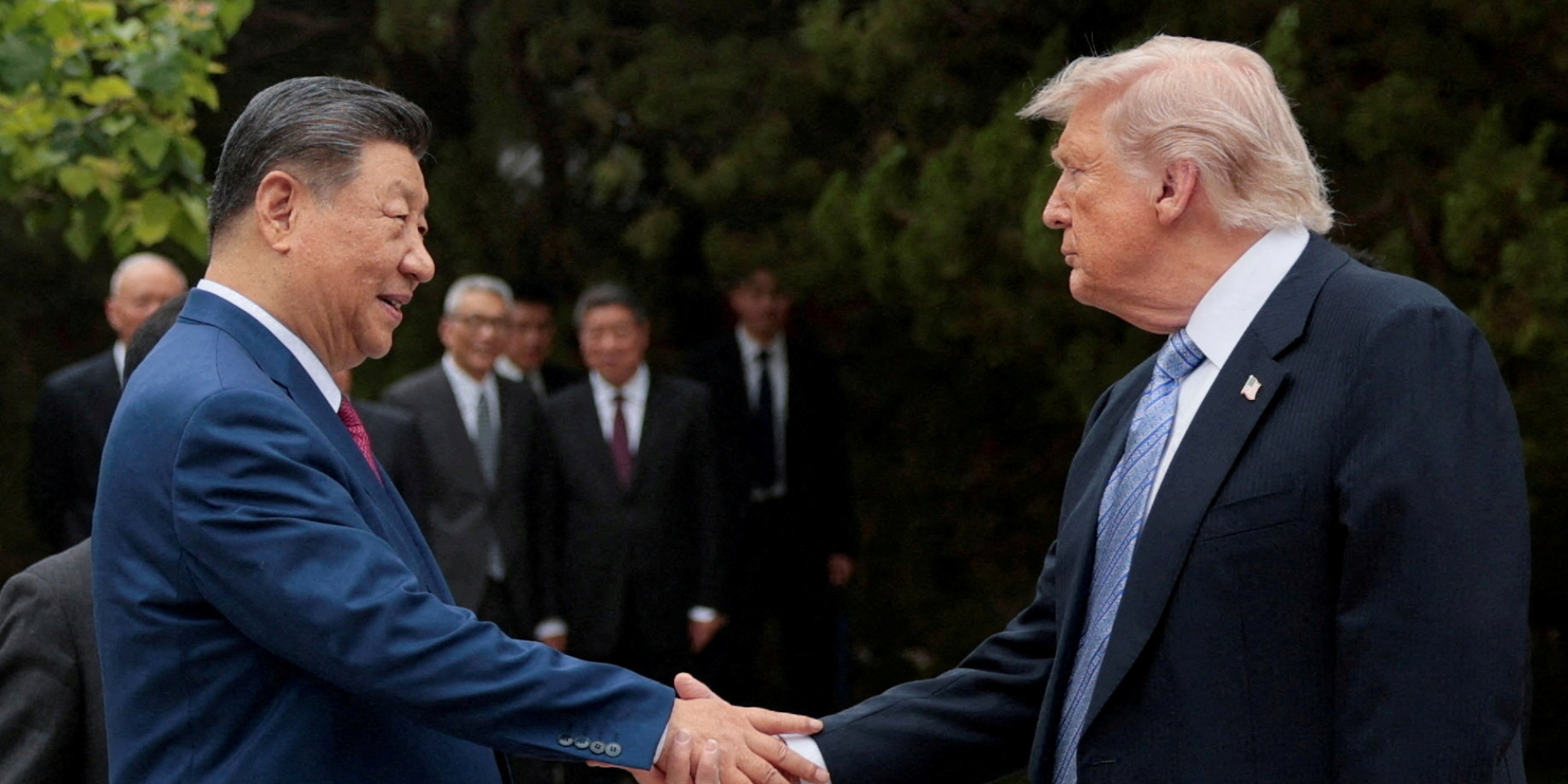 Сі Цзіньпін та&nbsp;Дональд Трамп у&nbsp;травні 2026 року (Фото: REUTERS/Evan Vucci)