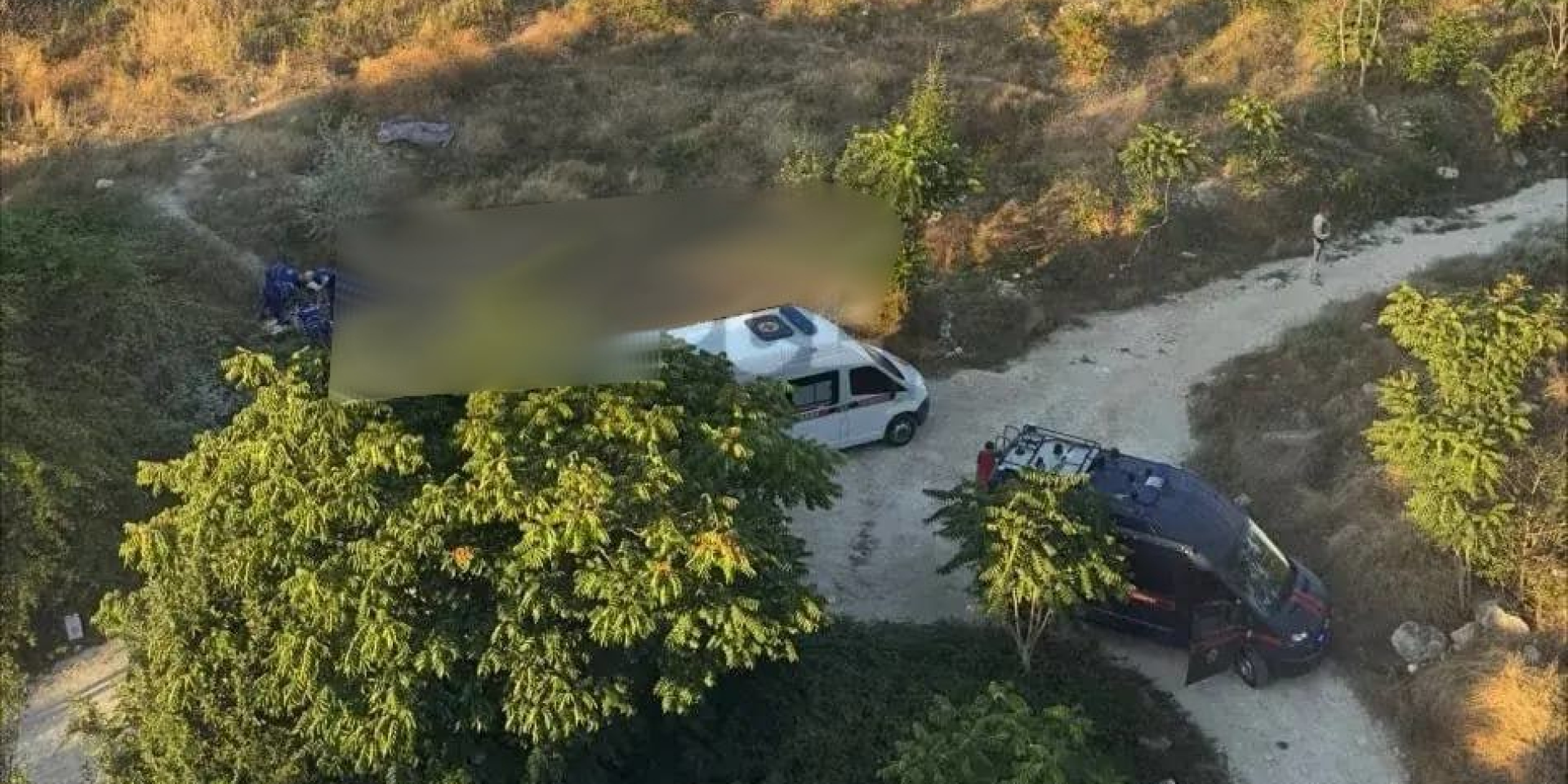 У&nbsp;Севастополі вибухнув автомобіль із російським військовим (Фото: Крымский ветер / Telegram)