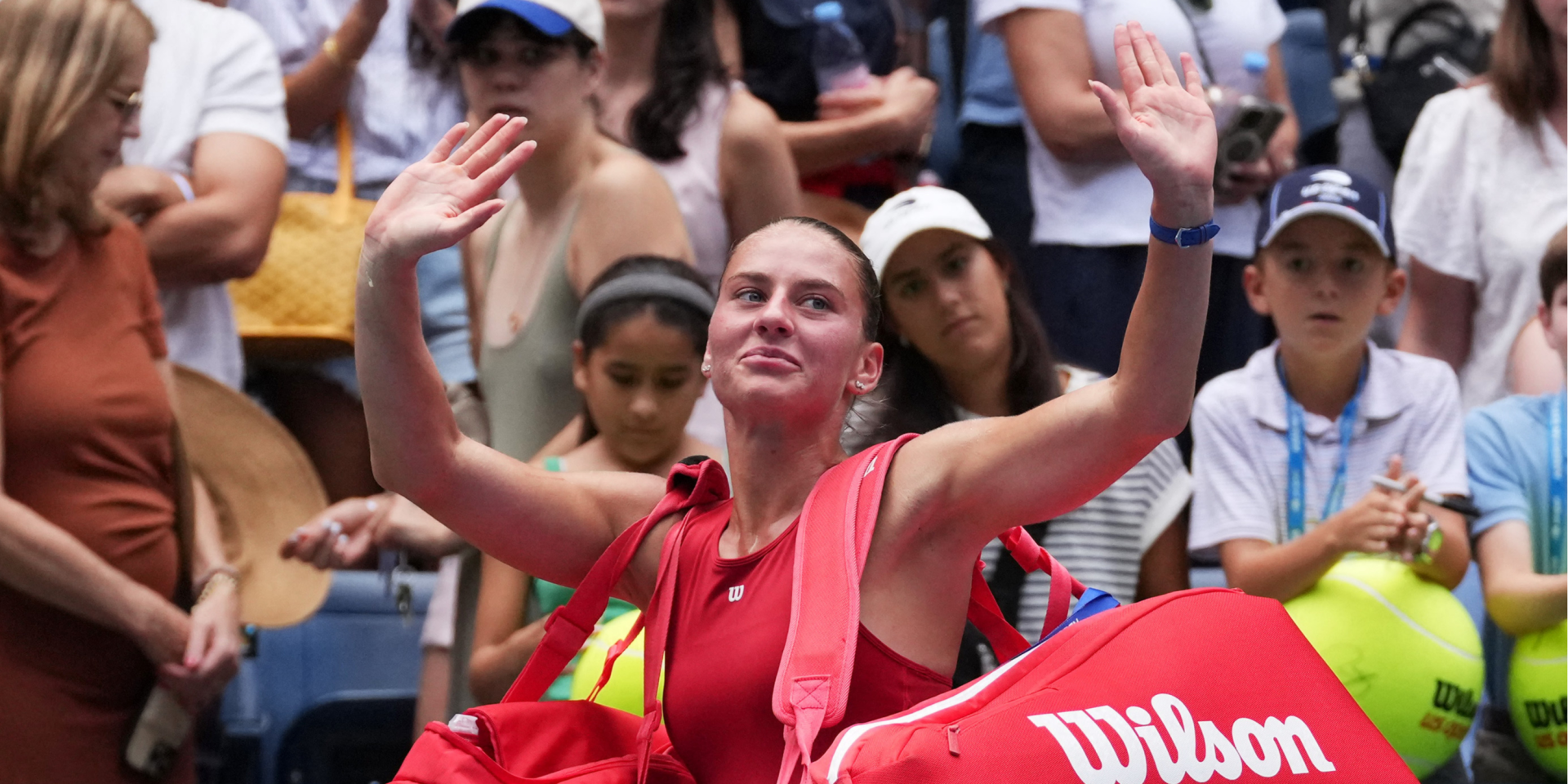 Marta Kostyuk concluded her US Open singles campaign (Photo: Reuters/Jerry Lai)
