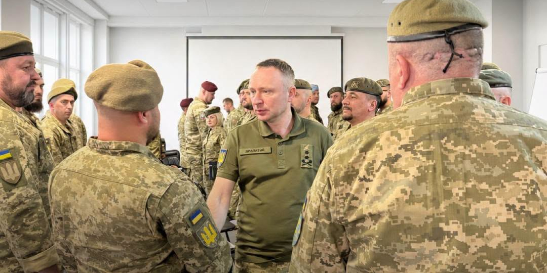 Головнокомандувач Михайло Драпатий провів зустріч із головними сержантами ЗСУ (Фото: Головнокомандувач&nbsp;ЗС України)