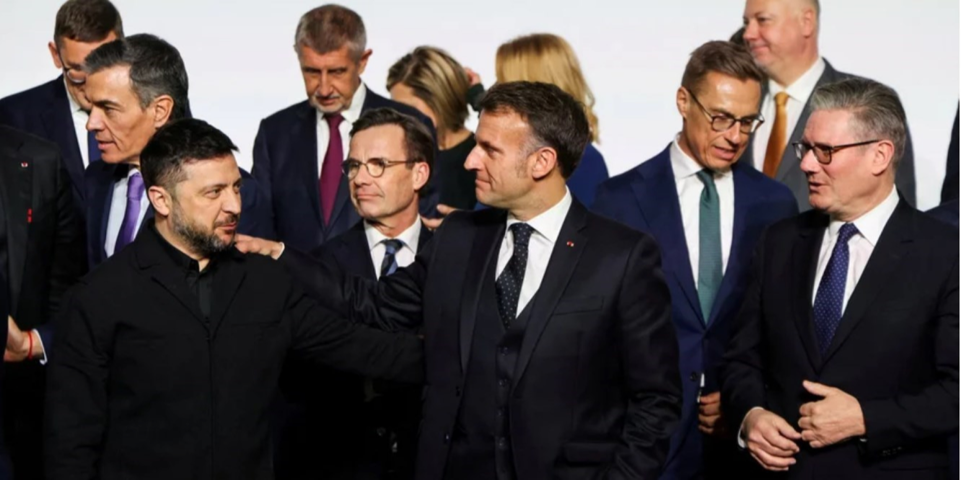 Volodymyr Zelenskyy and European leaders (Photo: Ludovic Marin/Pool via REUTERS)