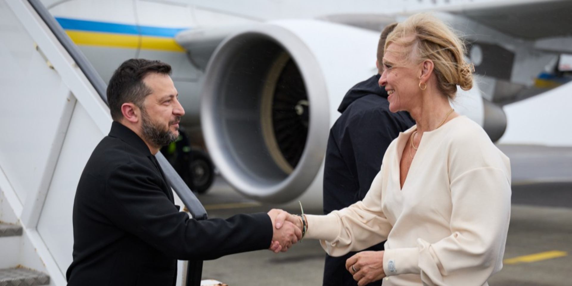Ukrainian President Volodymyr Zelenskyy and Thorgerdur Katrin Gunnarsdottir, Minister for Foreign Affairs of Iceland (Photo: Presidential Office)
