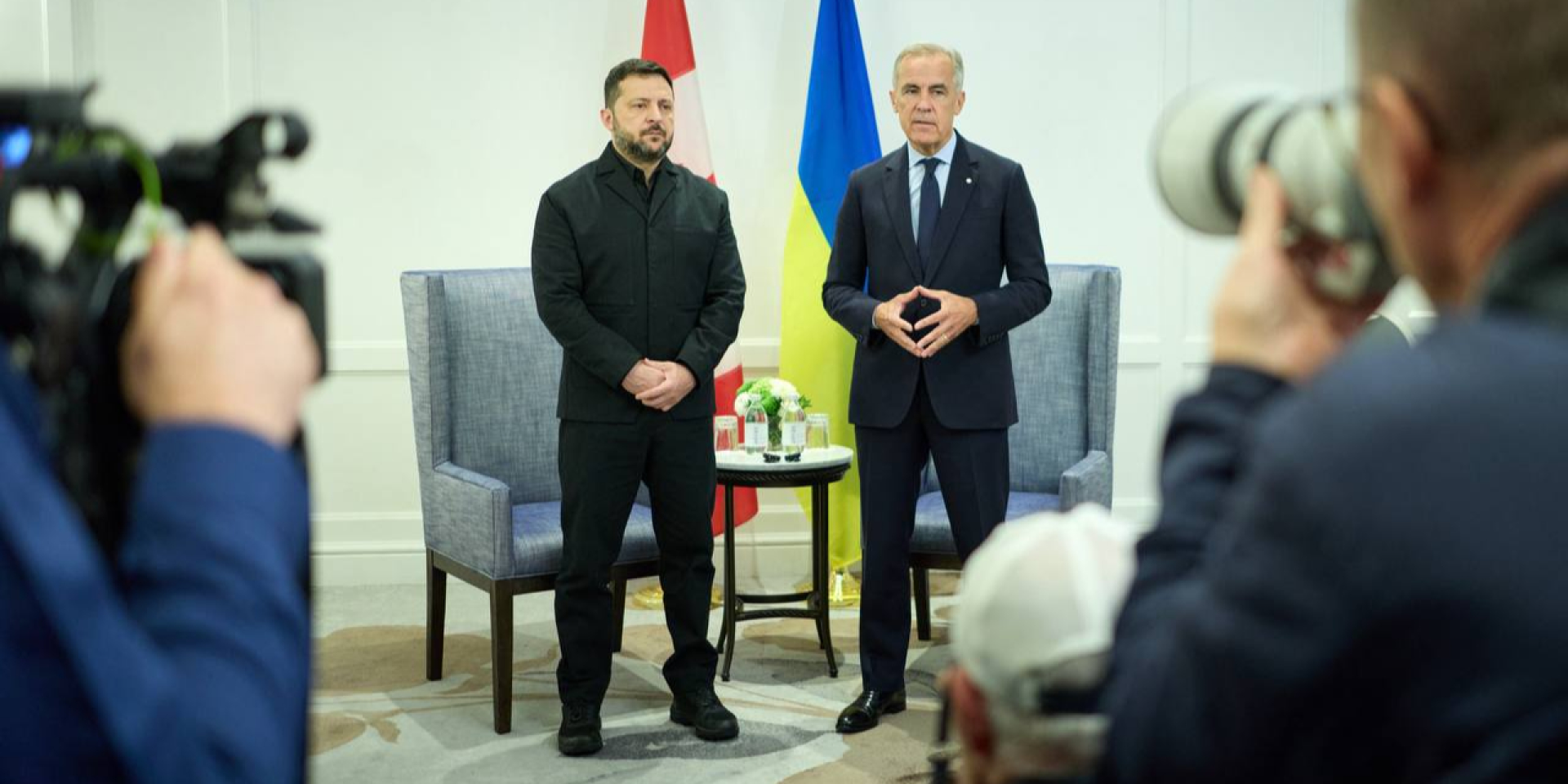 Volodymyr Zelenskyy and Mark Carney (Photo: V_Zelenskiy_official/Telegram)
