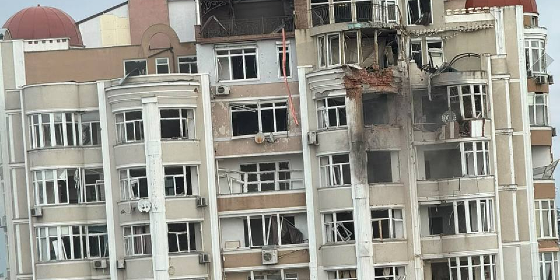 Наслідки російського удару по&nbsp;Одесі, 13 вересня 2026 року (Фото: Сергій Лисак / Telegram)