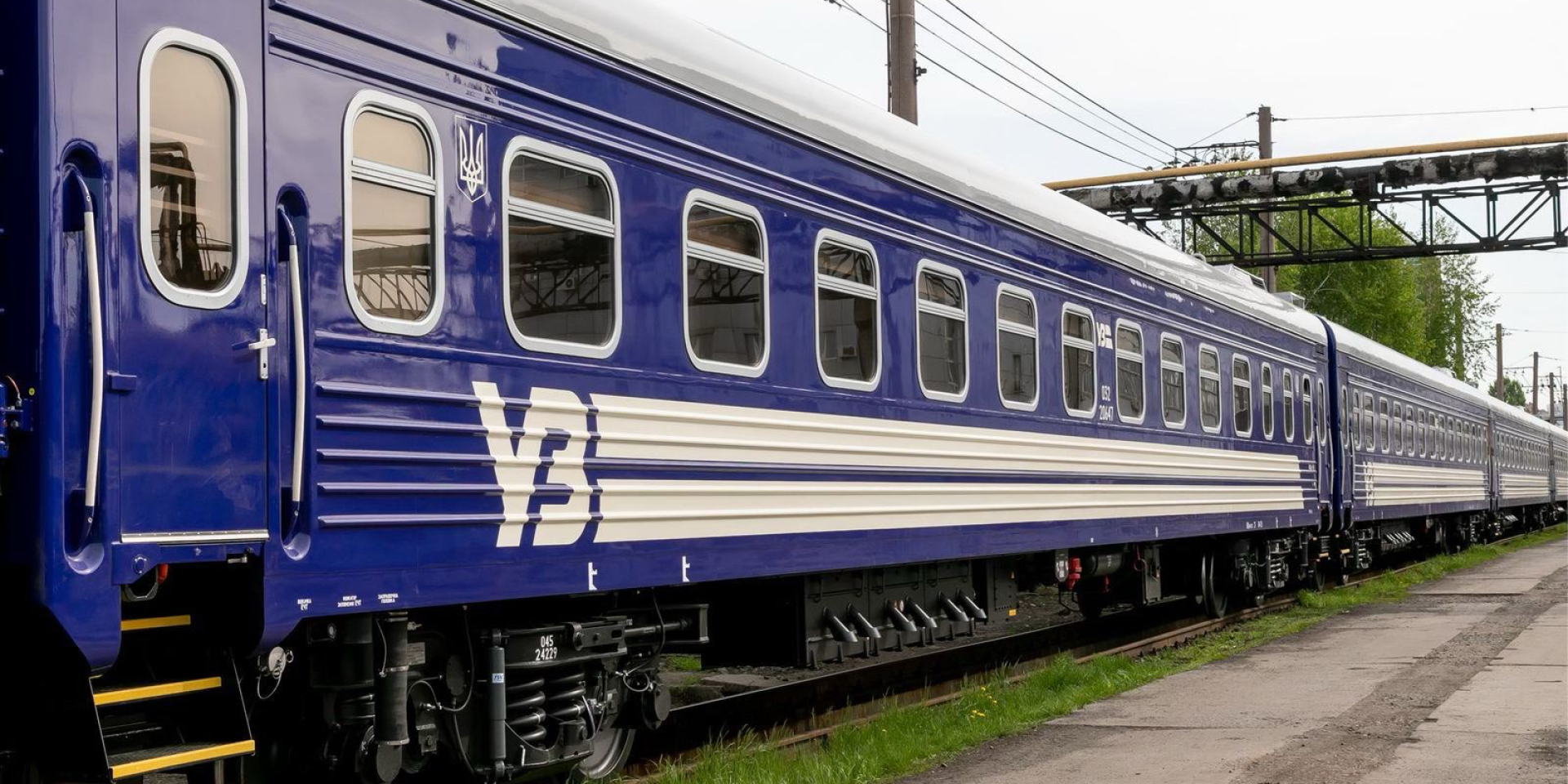 Поїзд Київ&nbsp;— Варшава атакував російський дрон (Фото: Укрзалізниця / Facebook)