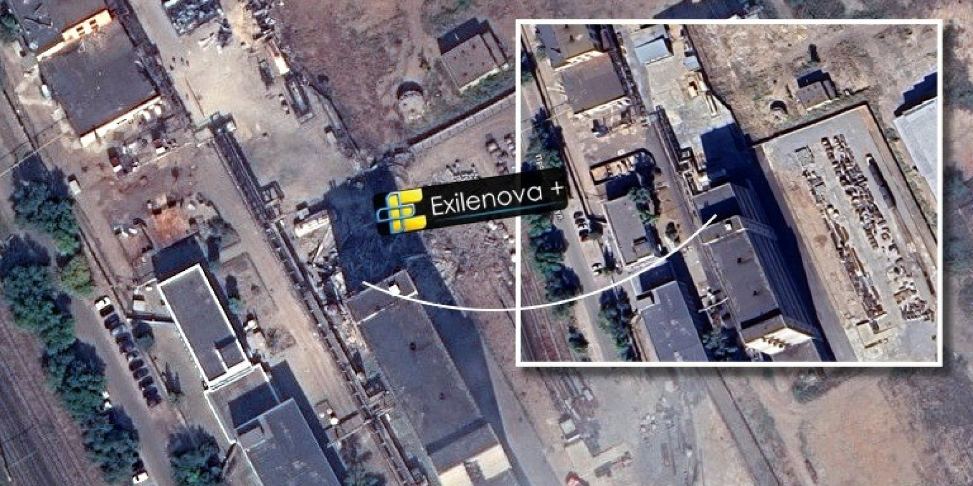 Satellite image of the main workshop at Volgogradpromproekt following the Ukrainian missile strike on September 11, 2026 (Photo: Exilenova+ / Telegram)