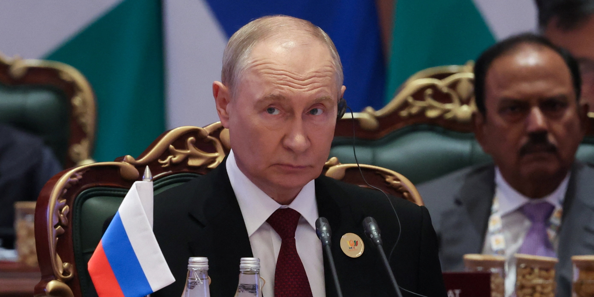 За&nbsp;даними FT, Володимир Путін розраховує посилити тиск на&nbsp;Україну зимовими ударами по&nbsp;енергетиці (Фото: Sputnik/Alexander Kazakov/Pool via REUTERS)
