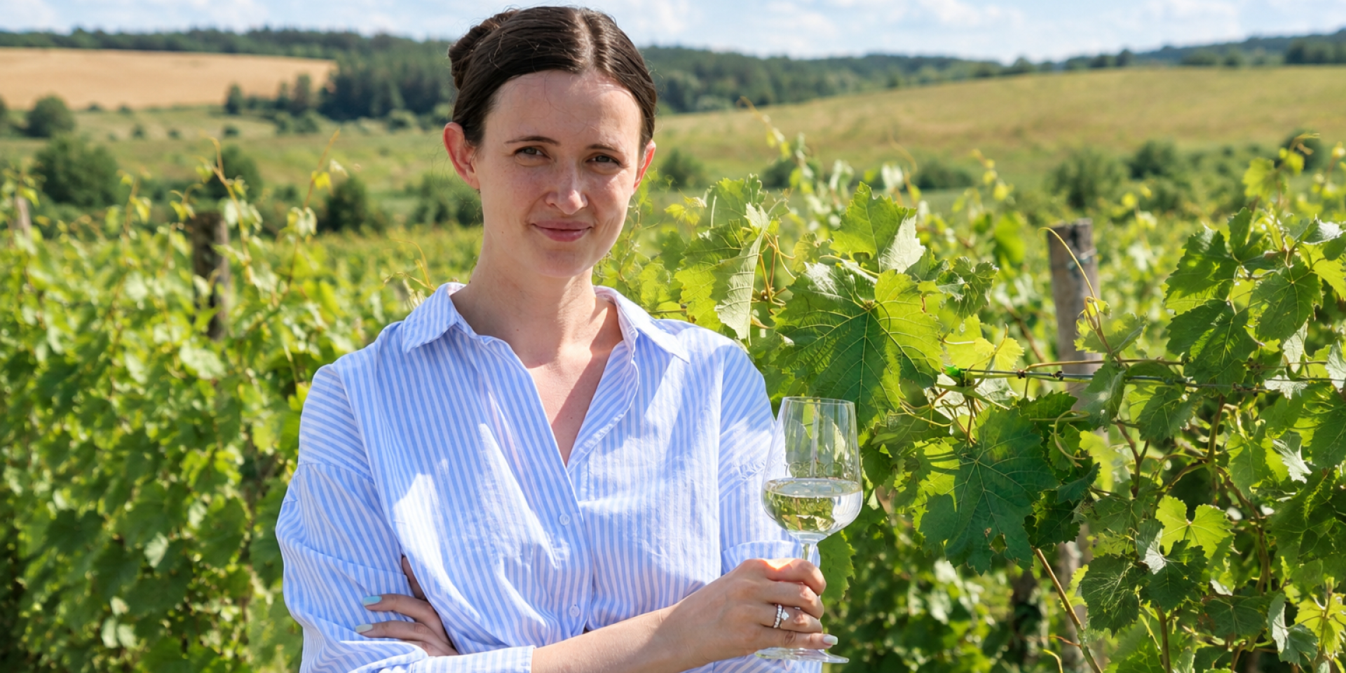 Еліна Юрченко, співзасновниця родинної виноробні Lehlych Winery (Фото: Надано Еліною Юрченко)