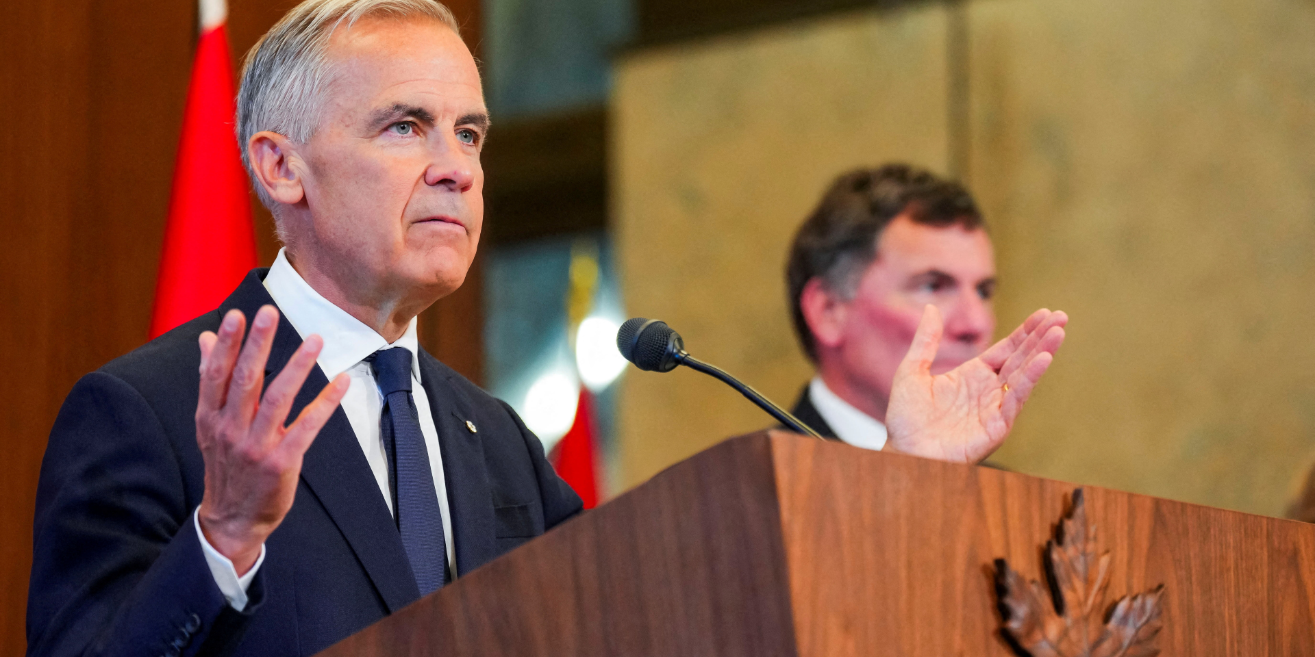 Mark Carney stressed that the proposed partnership with the EU is a “positive initiative” aimed at “building” positive relations, rather than a response to any external circumstances. (Photo: REUTERS/Chris Tanouye/File Photo)