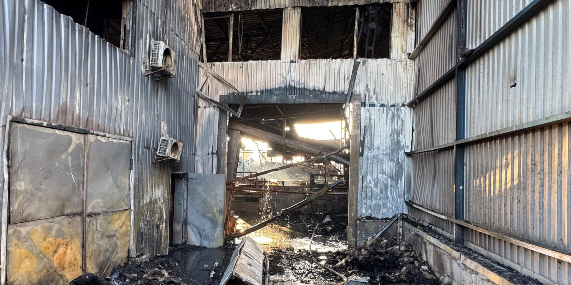 Russia destroyed the production facilities of the company Ventilation Systems (Photo: Facebook vents.ua)