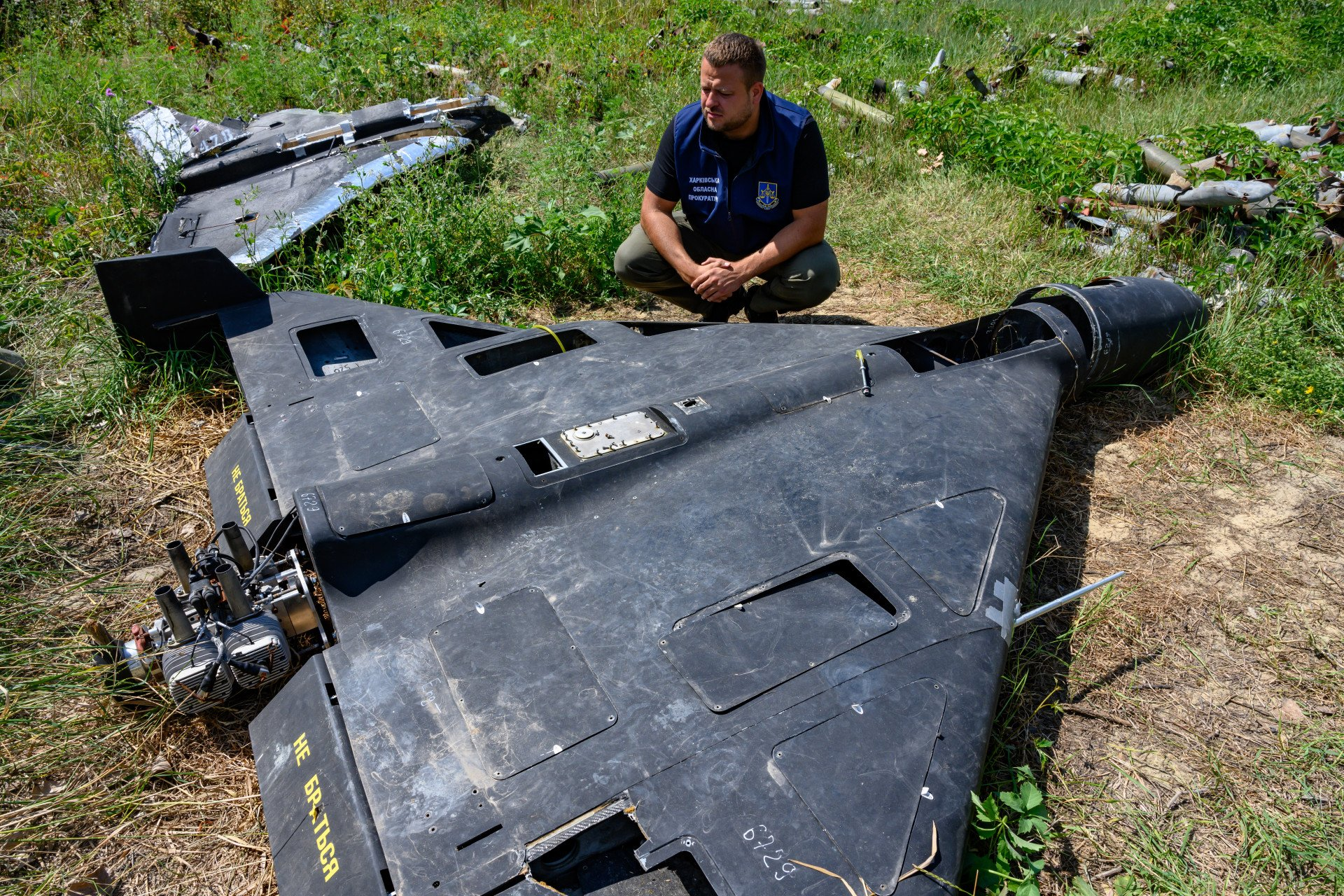 File photo. A Russian jet-powered strike drone (Photo: UNITED24 Media)