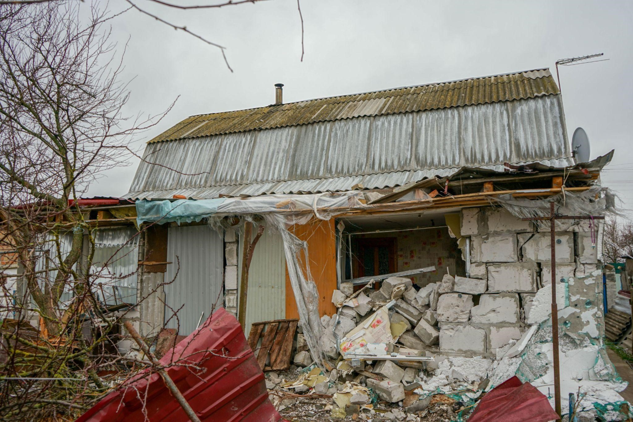 Svitlana Lytvynenko’s parents house in Svityl’nya, Kyiv region (Фото: Anthony Bartaway/NV)