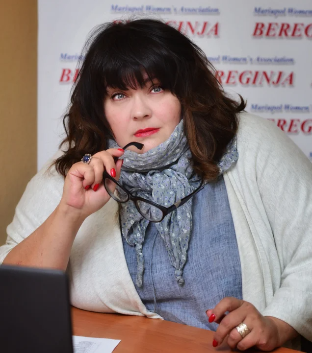 Over eight years of work, the Mariupol Women's Association Berehynya, led by Maryna Puhachova, helped 37 thousand women escape the war (Фото: DR)