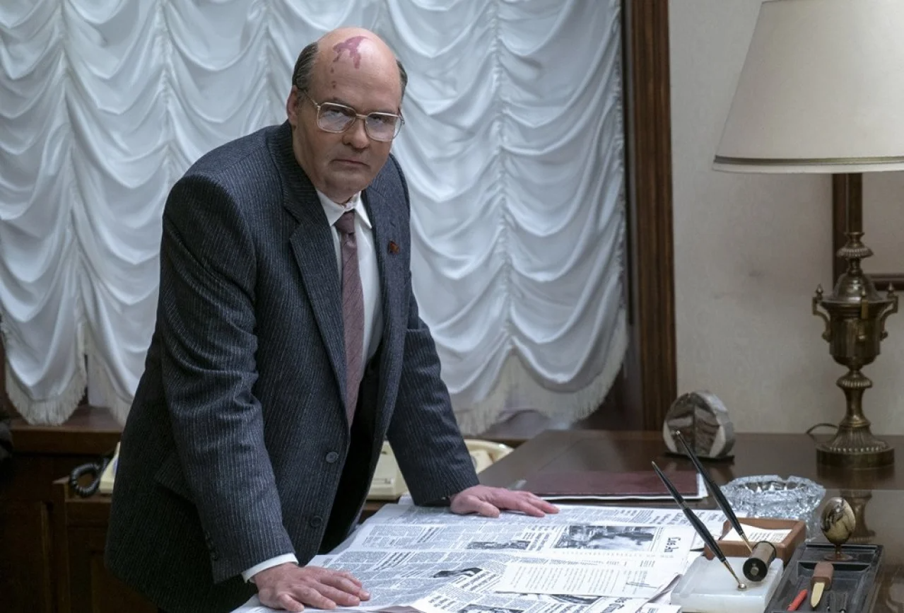 David Densik in the role of Gorbachev (Фото: Shot from the TV series Chornobyl)
