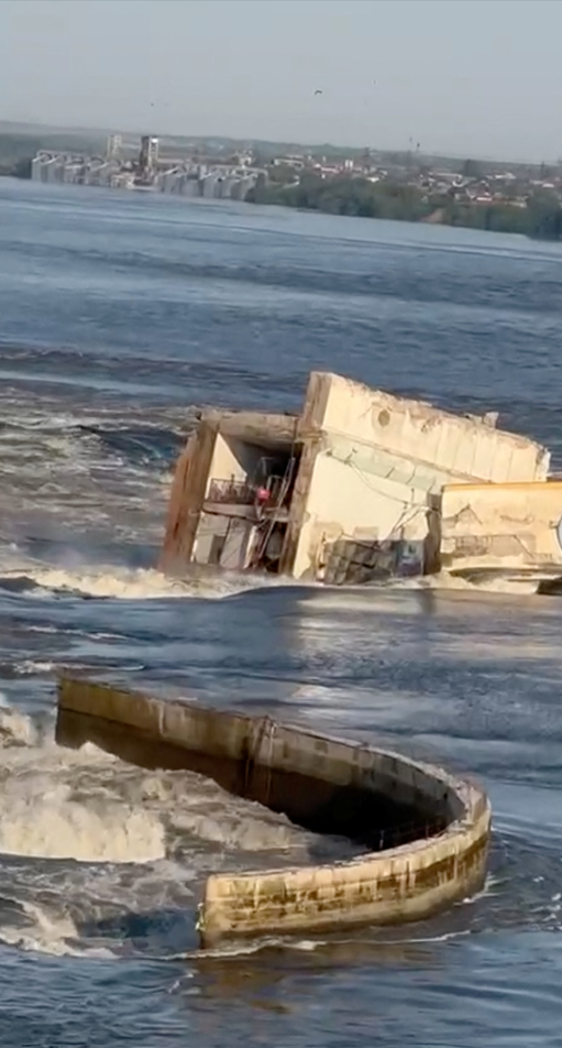 Screen grab take from a video obtained by Reuters/via REUTERS