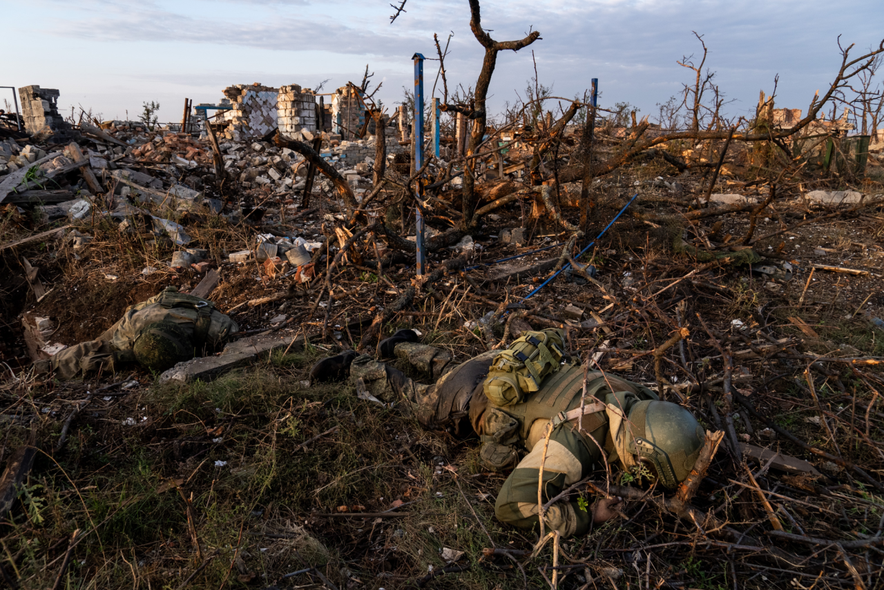 За Андріївку велись кровопролитні бої (Фото: AP/Frontline)