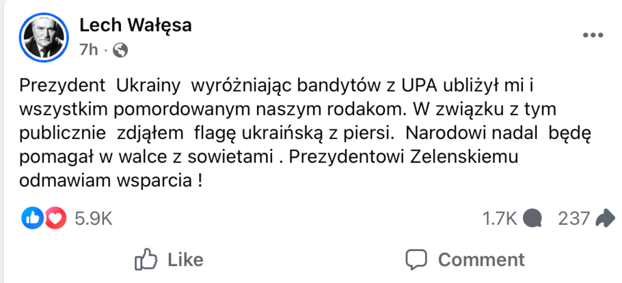 facebook.com/lechwalesa
