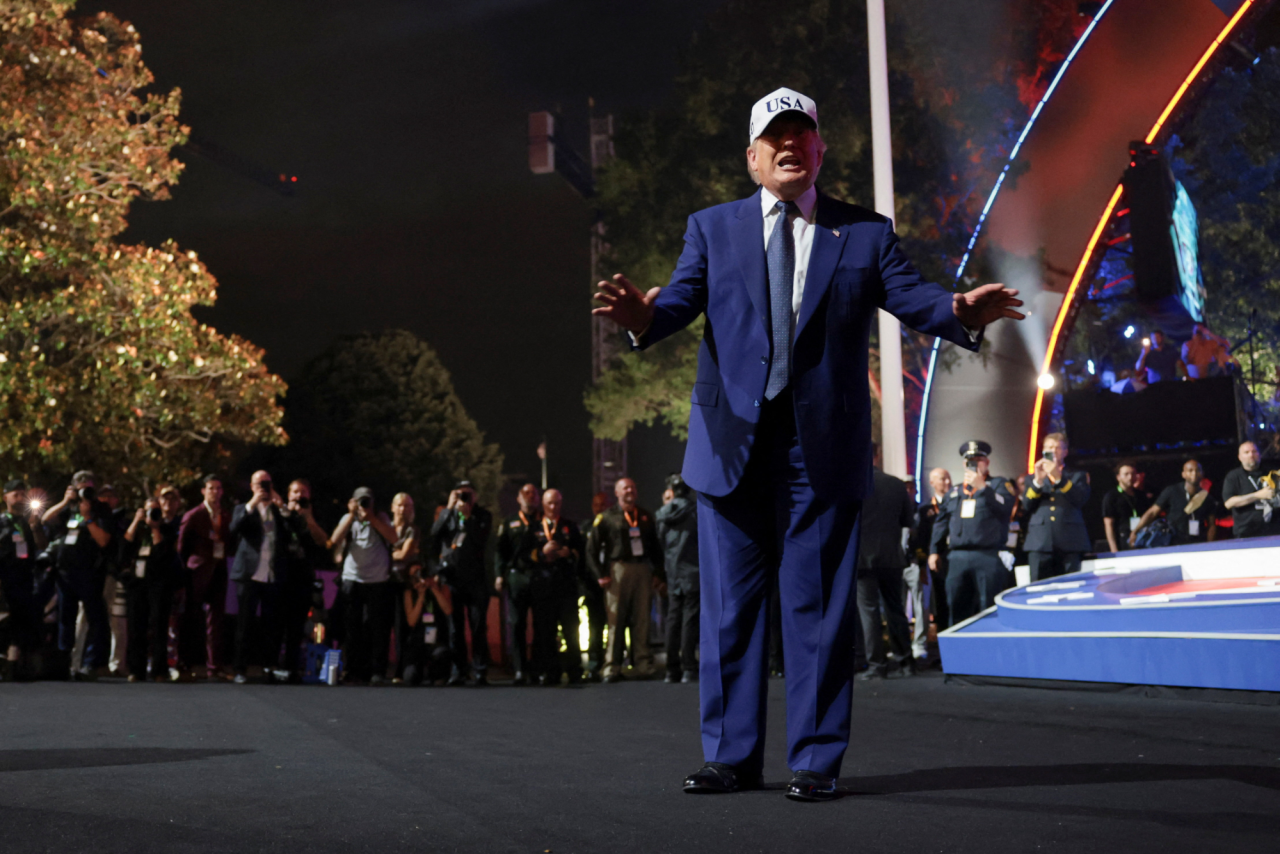 Трамп на UFC Freedom 250 (Фото: REUTERS/Jonathan Ernst)