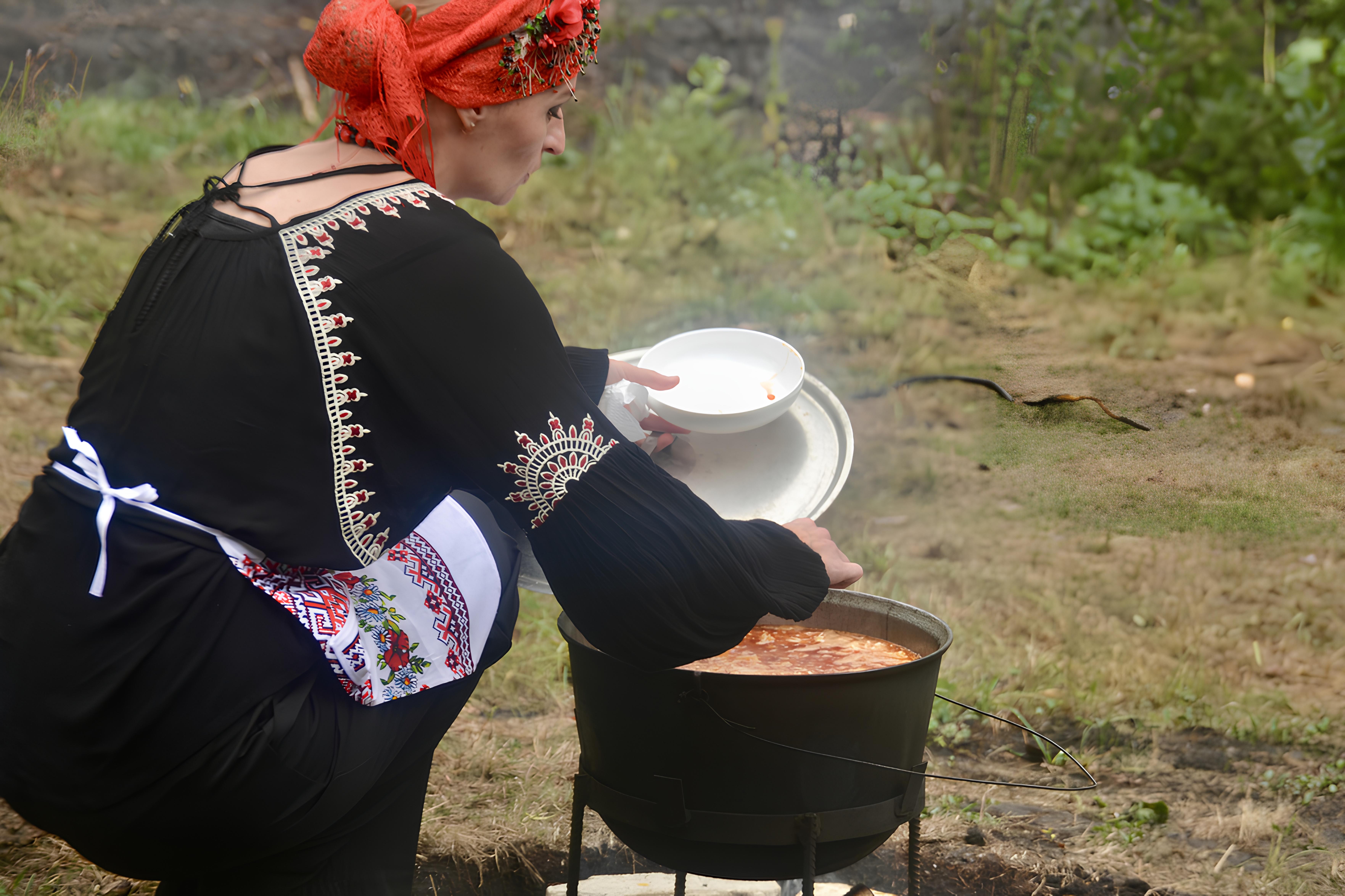На чемпіонаті два борщі набрали однакову кількість балів (Фото: Надано пресслужбою Євгена Клопотенка)